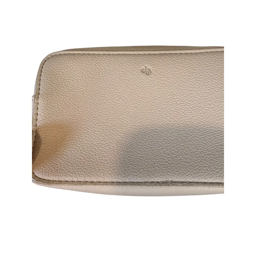 ELA for THE JILLY BOX Micro Belt Bag in Dove Pebble EUC Crossbody Vegan Leather - Picture 5 of 8